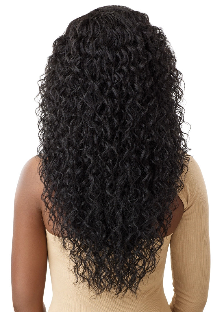 Outre Human Hair Blend 5x5 Lace Closure Glueless HD Lace Front Wig HHB MALAYSIAN DEEP 26" | Loc & Lovely Beauty Supply