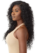 Outre Human Hair Blend 5x5 Lace Closure Glueless HD Lace Front Wig HHB MALAYSIAN DEEP 26" | Loc & Lovely Beauty Supply