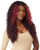 Outre Human Hair Blend 5x5 Lace Closure Glueless HD Lace Front Wig HHB MALAYSIAN DEEP 26" | Loc & Lovely Beauty Supply
