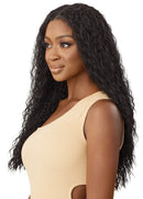 Outre Human Hair Blend 5x5 Lace Closure Glueless HD Lace Front Wig HHB PERUVIAN WATER WAVE 24" | Loc & Lovely Beauty Supply