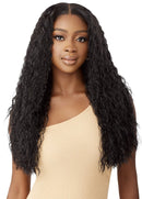 Outre Human Hair Blend 5x5 Lace Closure Glueless HD Lace Front Wig HHB PERUVIAN WATER WAVE 24" | Loc & Lovely Beauty Supply