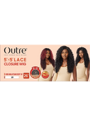 Outre Human Hair Blend 5x5 Lace Closure Glueless HD Lace Front Wig HHB MALAYSIAN DEEP 26" | Loc & Lovely Beauty Supply