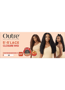 Outre Human Hair Blend 5x5 Lace Closure Glueless HD Lace Front Wig HHB PERUVIAN WATER WAVE 24" | Loc & Lovely Beauty Supply