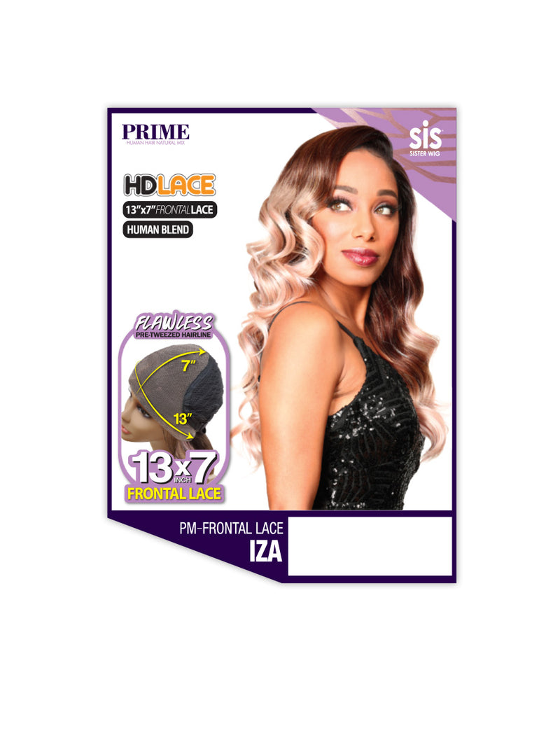 ZURY SiS Prime Human Hair Blend Glueless 13x7 HD Lace Front Wig IZA | Loc & Lovely Beauty Supply