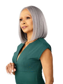 Sensationnel Bare Lace Platinum Glow Human Hair Blend Lace Front Wig AMANDINE | Loc & Lovely Beauty Supply