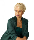 Sensationnel Bare Lace Platinum Glow Human Hair Blend Lace Front Wig BELINE | Loc & Lovely Beauty Supply