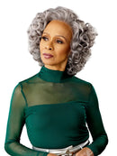 Sensationnel Bare Lace Platinum Glow Human Hair Blend Lace Front Wig EVINE | Loc & Lovely Beauty Supply