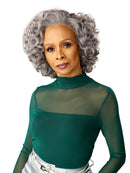Sensationnel Bare Lace Platinum Glow Human Hair Blend Lace Front Wig EVINE | Loc & Lovely Beauty Supply