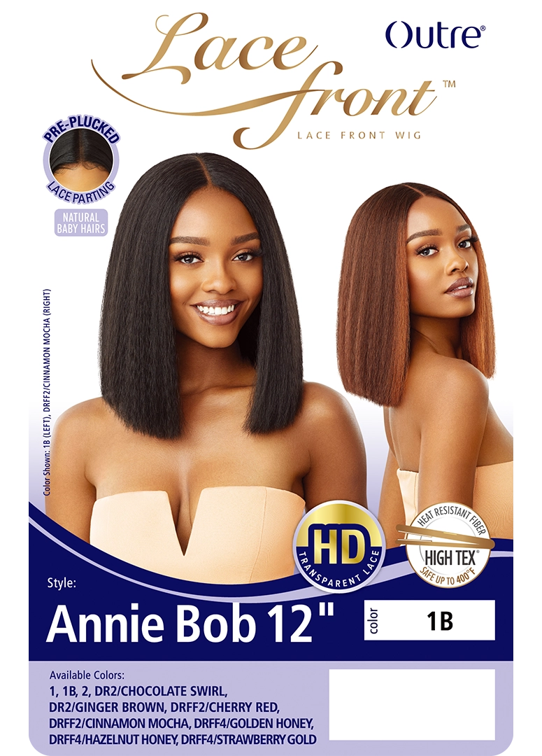 Outre Synthetic HD Lace Front Wig ANNIE BOB 12" | Loc & Lovely Beauty Supply