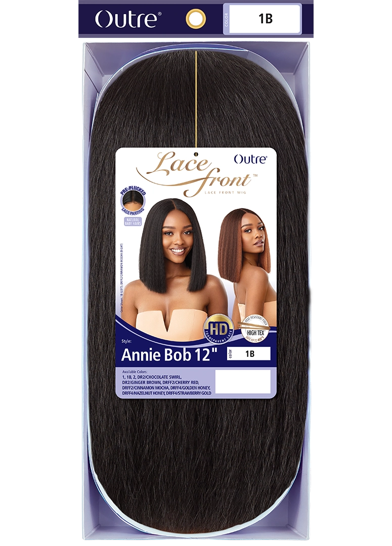 Outre Synthetic HD Lace Front Wig ANNIE BOB 12" | Loc & Lovely Beauty Supply