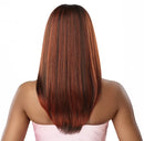 Outre Airtied Human Hair Blend Fully Hand-Tied 13x6 HD Lace Front Wig SLEEK YAKI 20 | Loc & Lovely Beauty Supply