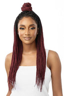 Outre Pre-Braided 13x4 HD Lace Front Wig KNOTLESS TRIANGLE PART BRAIDS 26" | Loc & Lovely Beauty Supply