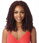 Outre X-Pression Twisted Up Braided Lace Front Wig WAVY BOMB TWIST 18" | Loc & Lovely Beauty Supply