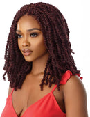 Outre X-Pression Twisted Up Braided Lace Front Wig WAVY BOMB TWIST 18" | Loc & Lovely Beauty Supply