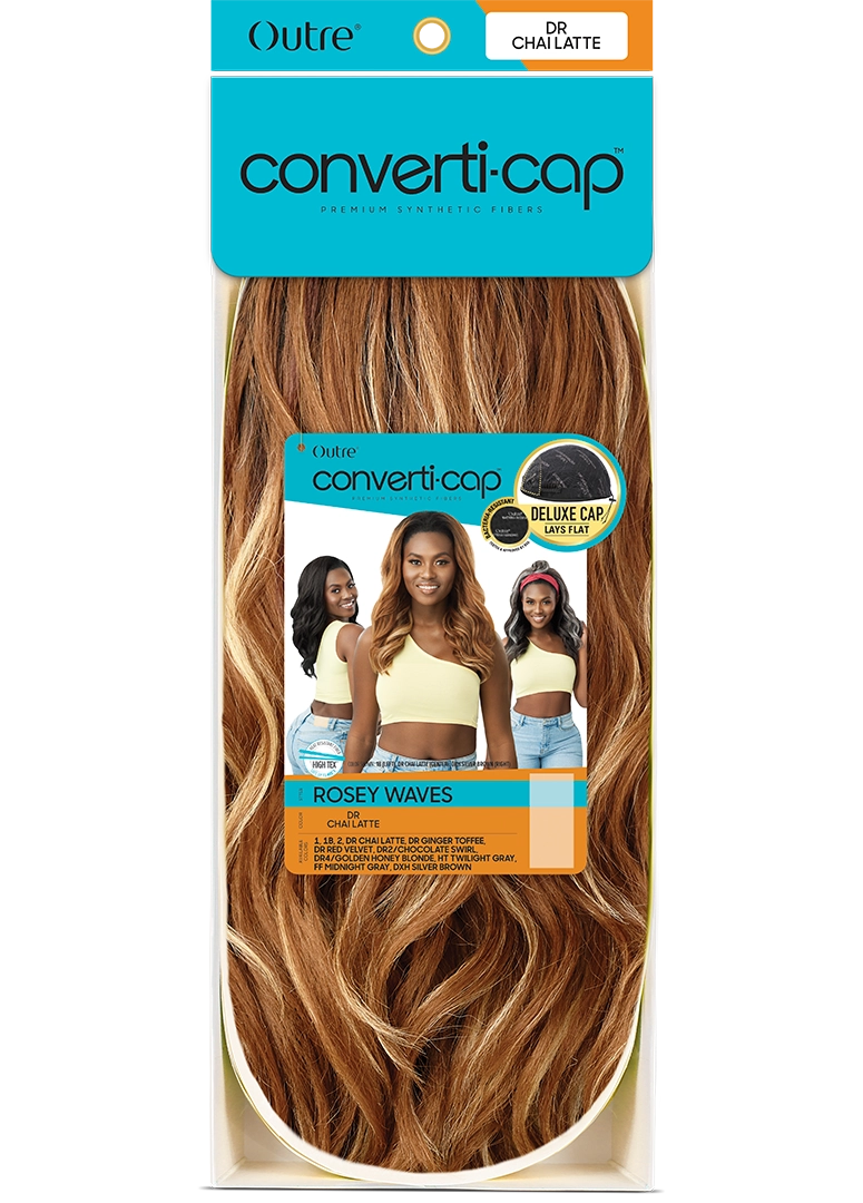 Outre Converti Cap Deluxe Cap Half Wig ROSEY WAVES | Loc & Lovely Beauty Supply