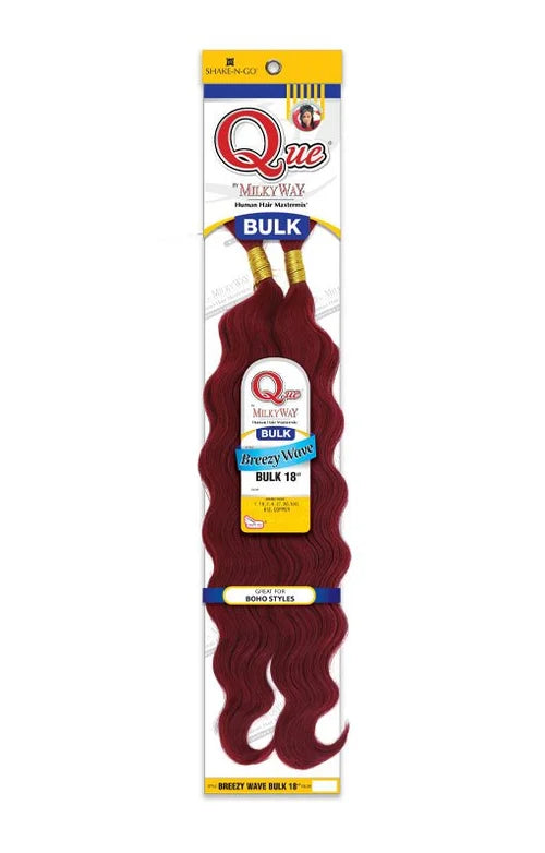 Que MilkyWay Human Hair Mastermix BREEZY WAVE BULK 18 | Loc & Lovely Beauty Supply
