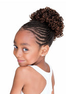 FEMI Blossom Kids Drawstring Synthetic Hair Bun SHIRLEY TEMPLE | Loc & Lovely Beauty Supply