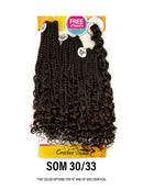 V11 BOHO CURLY 12" 13" 14" Crochet Braid Synthetic Hair Extensions