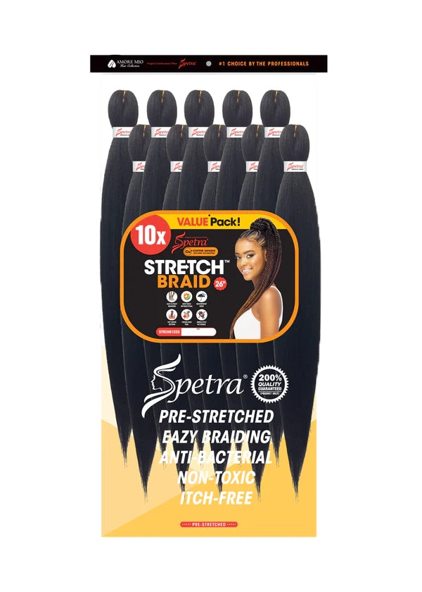 Amore Mio Spetra Stretch Braid Pre-Stretched 10X 26