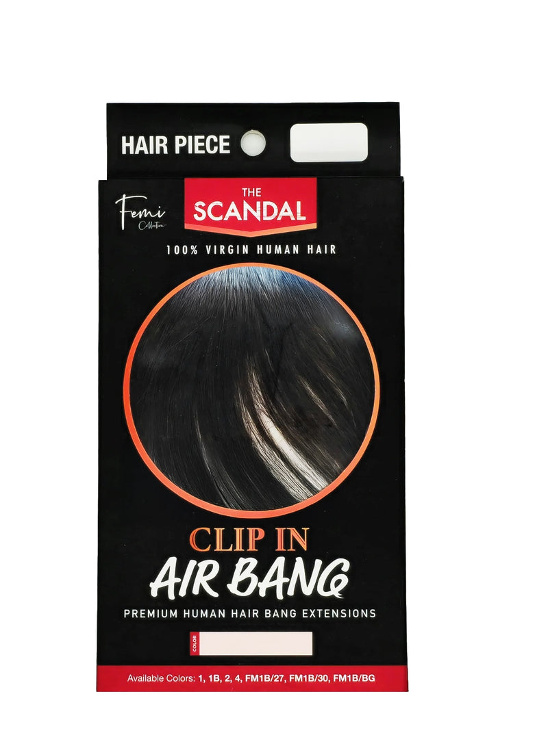 FEMI Scandal 100% Virgin Human Hair Bang Clip-In Air Bang | Loc & Lovely Beauty Supply