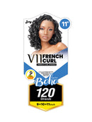 V11 FRENCH CURL 9" 10" 11" Crochet Braid Synthetic Hair Extensions | Loc & Lovely Beauty Supply