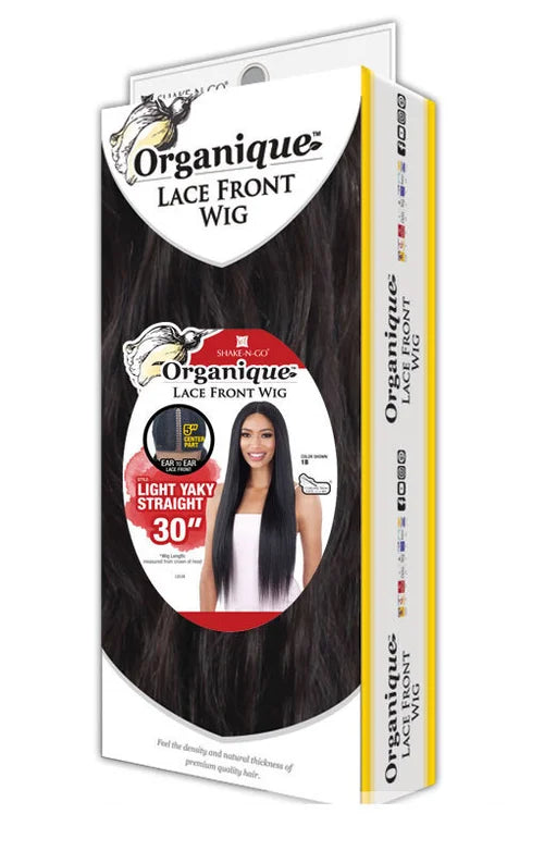 Shake-N-Go Organique 5" Deep Lace Front Wig LIGHT YAKI STRAIGHT 30" | Loc & Lovely Beauty Supply