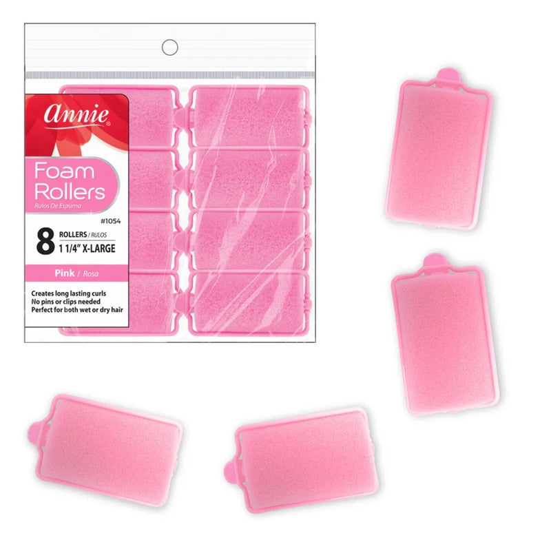 Annie Foam Rollers X-LARGE (8CT) | Loc & Lovely Beauty Supply