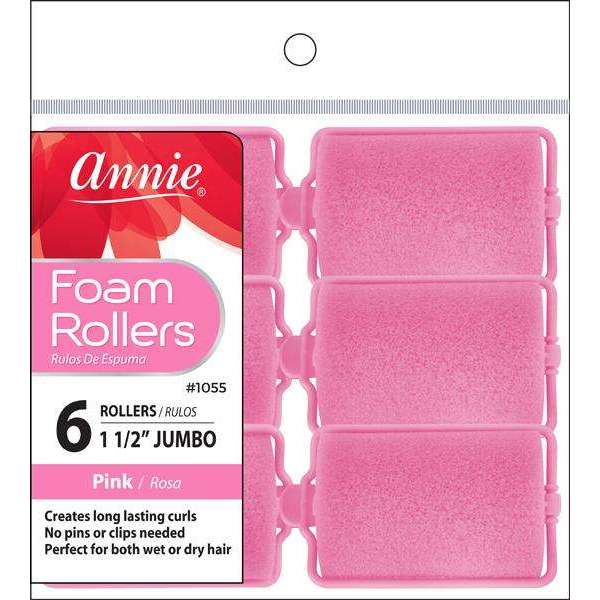 Annie Foam Rollers JUMBO (6CT) | Loc & Lovely Beauty Supply