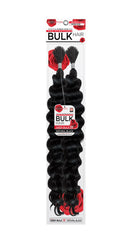 Seduction Human Hair Mix Pre-Stretched Bulk Hair DEEP BULK 18" | Loc & Lovely Beauty Supply