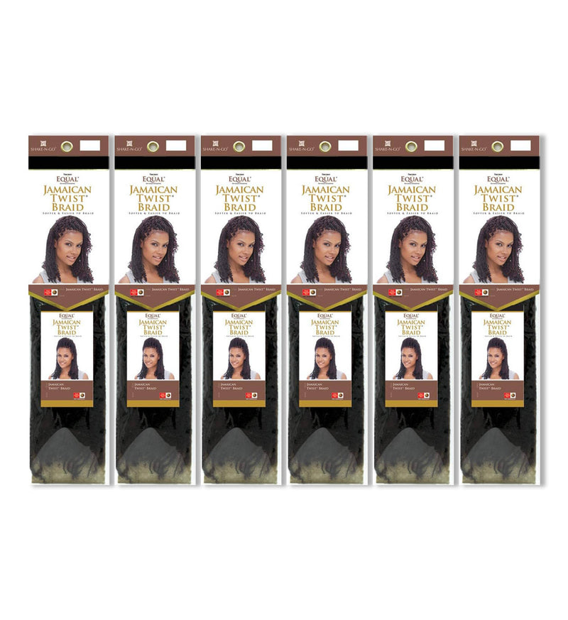 (6 Pack) FreeTress EQUAL Jamaican Twist Braid | Loc & Lovely Beauty Supply
