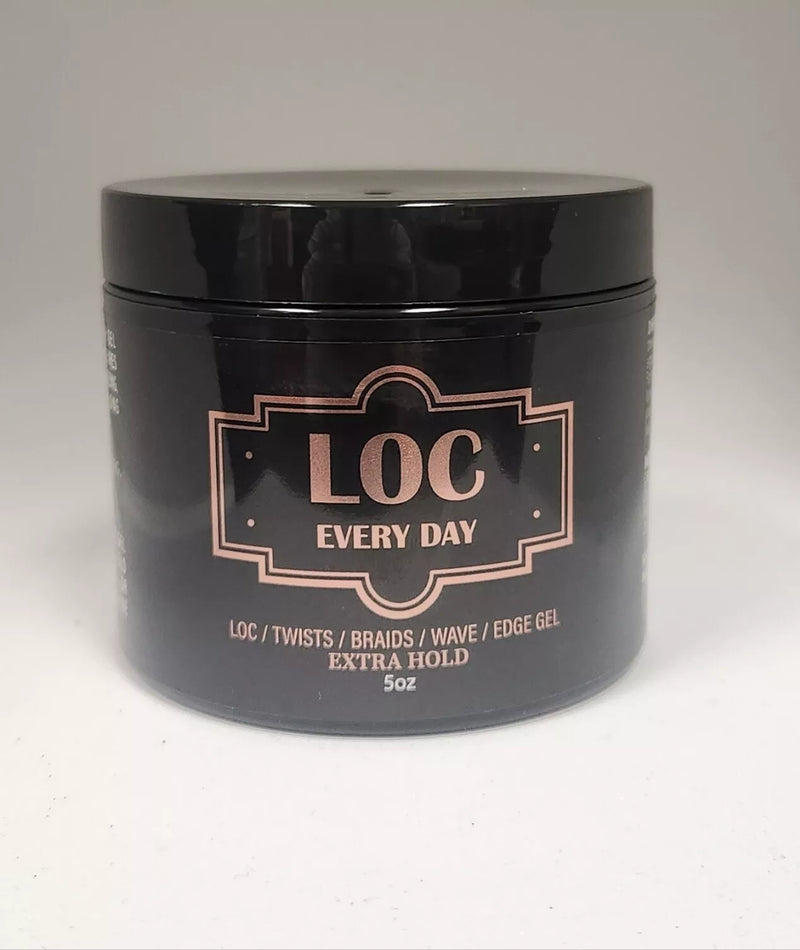 LOC Every Day Loc Twists Braids Wave Edge Gel Extra Hold | Loc & Lovely Beauty Supply