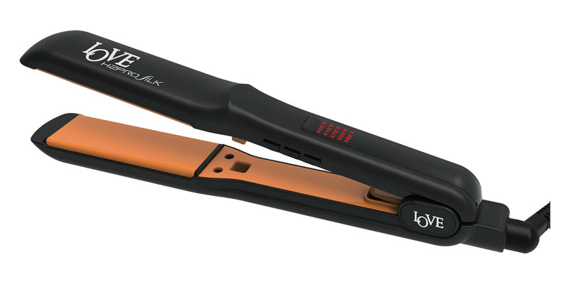 H2PRO Silk Love Series 1" Titanium Flat Iron | Loc & Lovely Beauty Supply