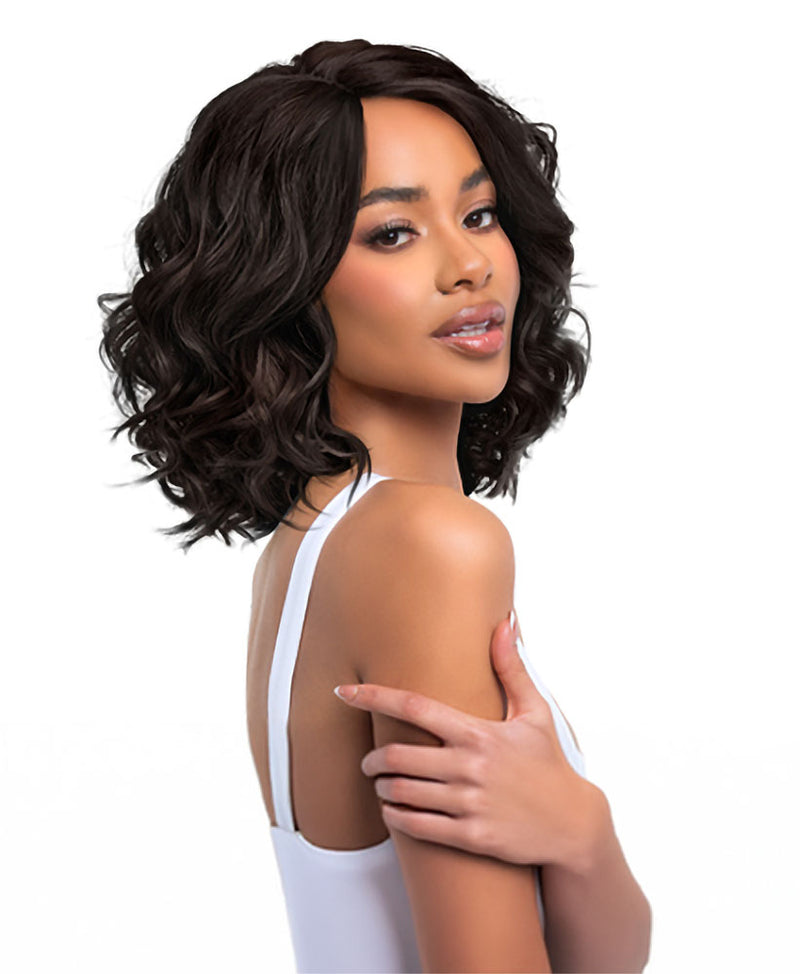 Bobbi Boss Skintop with Curtain Bangs Full Wig M1101 CORETTA | Loc & Lovely Beauty Supply