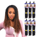 (Pack of 6) FreeTress Synthetic Crochet Braid Water Wave 22" | Loc & Lovely Beauty Supply
