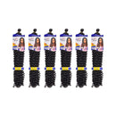 (Pack of 6) FreeTress Synthetic Crochet Braid Water Wave 22" | Loc & Lovely Beauty Supply