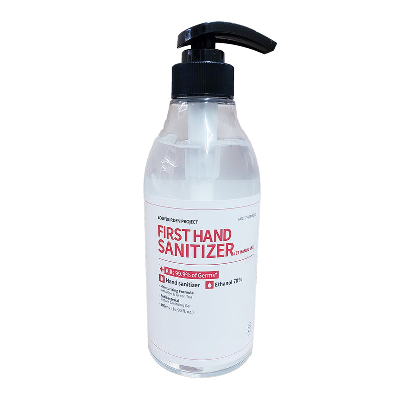Bodyburden Project First Hand Sanitizer Ethanol Gel 16.9 oz | Loc & Lovely Beauty Supply