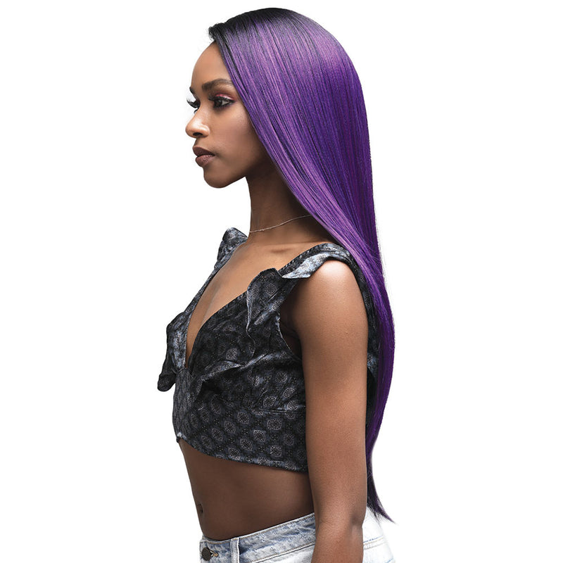 Bobbi Boss Human Hair Blend 13x4 Swiss Lace Front Wig MBLF180 DAYANA | Loc & Lovely Beauty Supply