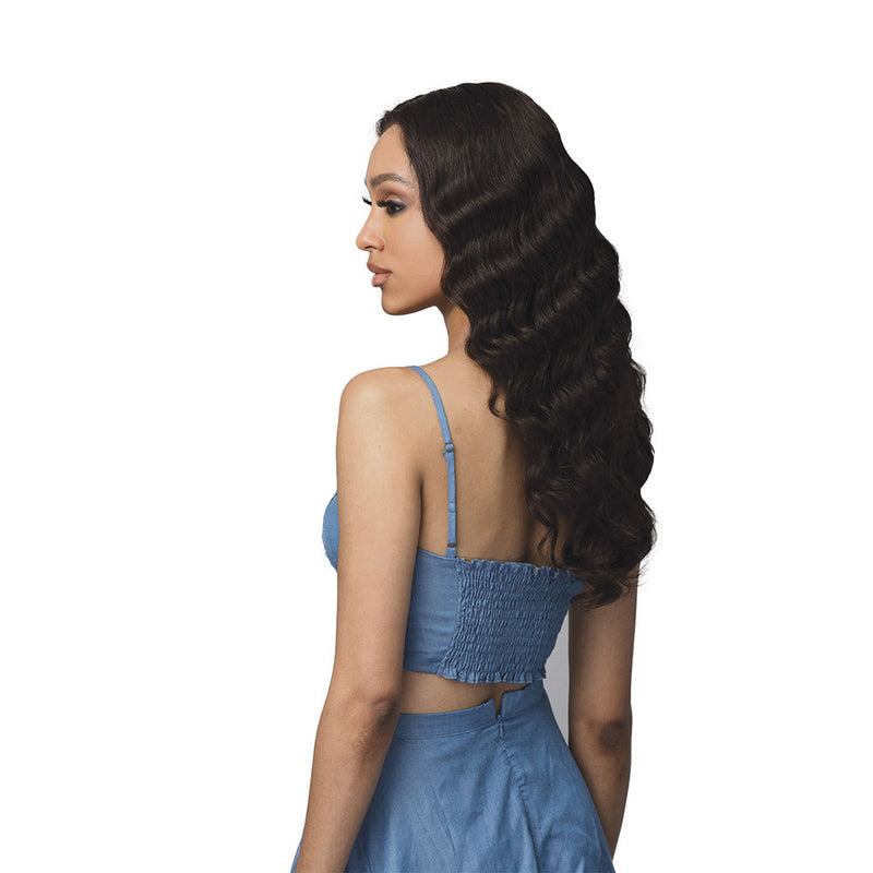 Bobbi Boss 100% Unprocessed Human Bundle Hair 360° HD Lace Wig MHLF516 NAHLA | Loc & Lovely Beauty Supply