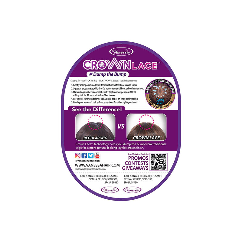 Vanessa Crown Lace Lay-Flat Full Cap Wig CP DAMY | Loc & Lovely Beauty Supply