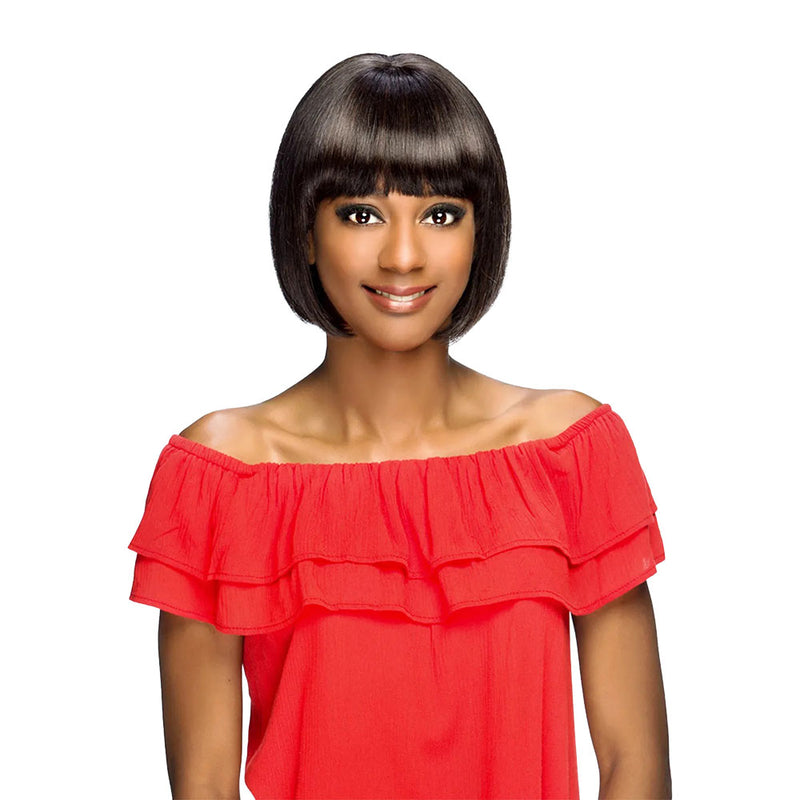 Vivica A Fox Natural Brazilian Human Hair Pure Stretch Cap Wig ELENA | Loc & Lovely Beauty Supply