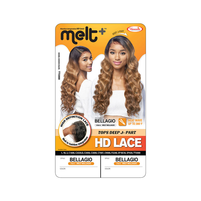 Vanessa Melt+ TOPS Deep J-part HD Lace Front Wig BELLAGIO | Loc & Lovely Beauty Supply