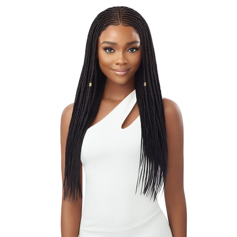 Outre Pre-Braided 13x4 HD Lace Front Wig FULANI MICRO CORNROW BRAIDS | Loc & Lovely Beauty Supply