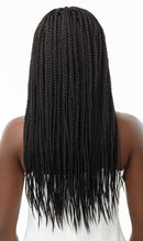 Outre Pre-Braided 13x4 HD Lace Front Wig KNOTLESS SQUARE PART BRAIDS 26" | Loc & Lovely Beauty Supply