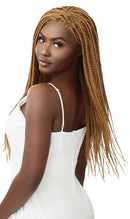 Outre Pre-Braided 13x4 HD Lace Front Wig KNOTLESS SQUARE PART BRAIDS 26" | Loc & Lovely Beauty Supply