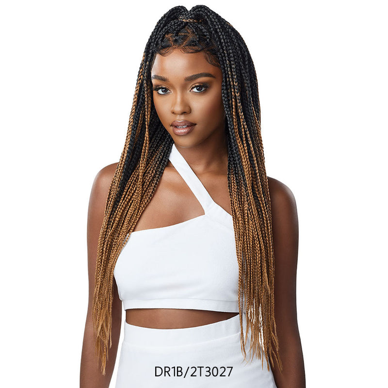 Outre Pre-Braided 13x4 HD Lace Front Wig KNOTLESS TRIANGLE PART BRAIDS | Loc & Lovely Beauty Supply