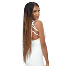 Outre Pre-Braided 4x4 HD Lace Front Wig MIDDLE PART FEED-IN BOX BRAIDS 36" | Loc & Lovely Beauty Supply