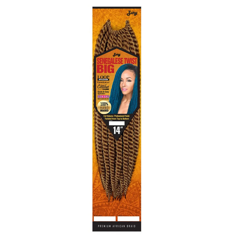 Zury Senegalese Twist Crochet Synthetic Braid BIG 14" | Loc & Lovely Beauty Supply