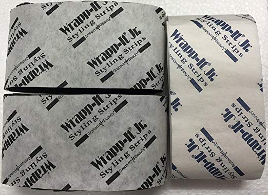 Wrapp-it Jr. Styling Strips / Neck Strips Black - Loc & Lovely Beauty Supply