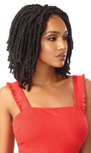 Outre X-Pression Twisted Up Lace Front 4X4 Braid Wig STRAIGHT BOMB TWIST 14" | Loc & Lovely Beauty Supply