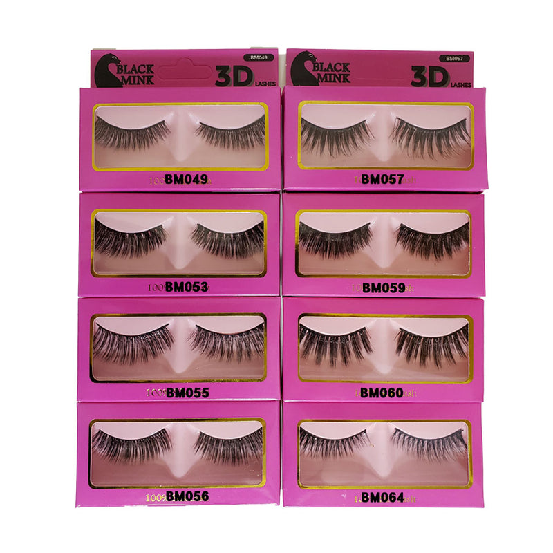 Black Mink 3D Lashes - Loc & Lovely Beauty Supply